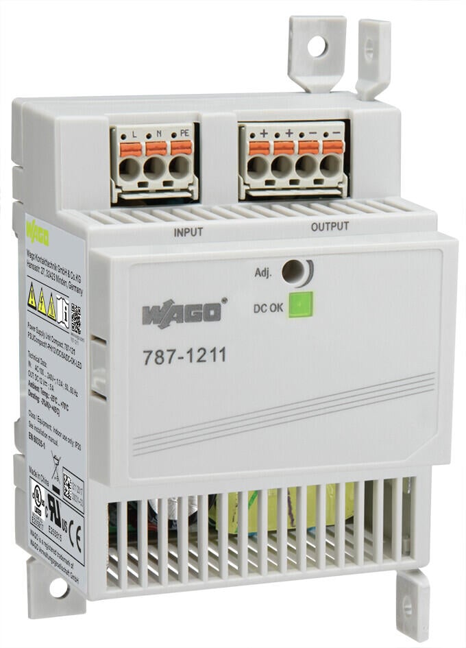 Switched-mode power supply; Compact; 1-phase; 12 VDC output voltage; 5 A output current; DC-OK LED