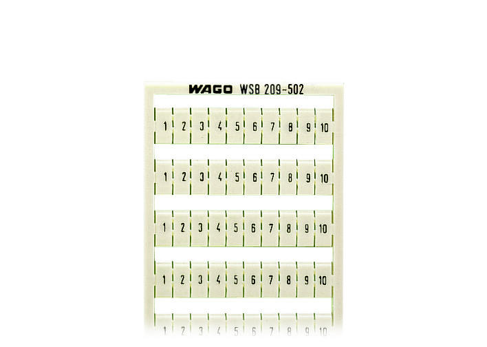 Wsb Color WSB marking card (209-502) | WAGO