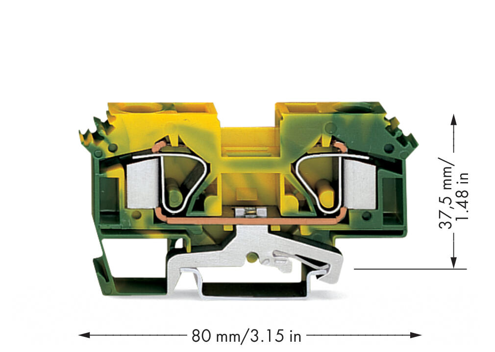 WAGO GmbH& Co. KG Schutzleiterklemme 0,2-6mmq gn/gelb 282-607 WAGO GmbH& Co. KG Schutzleiterklemme 0,2-6mmq gn/gelb 282-607