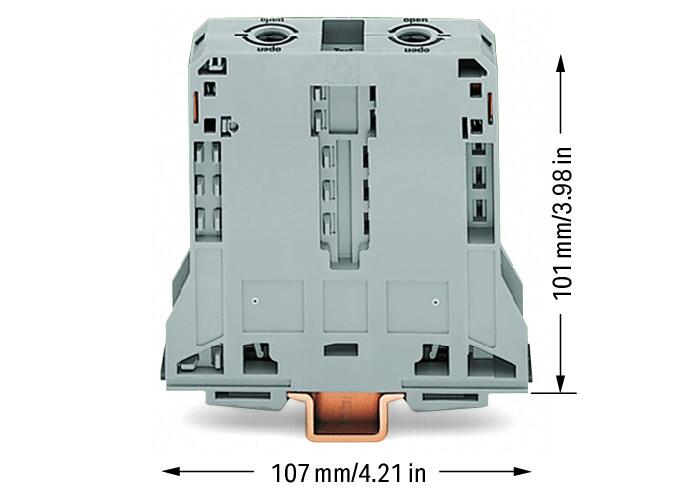 2-conductor through terminal block (285-195) | WAGO