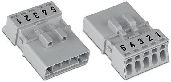 Connecteurs de raccordement au secteur 2,50 mm² gris