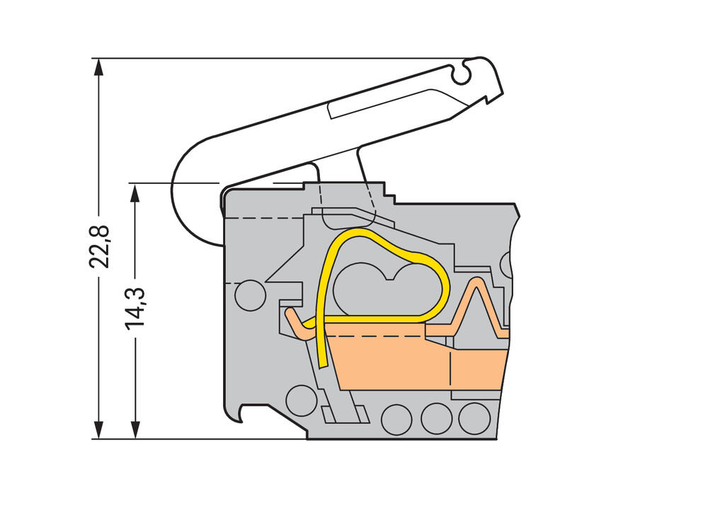 Outil de manipulation; à partir de matière isolante; 1 raccord ...