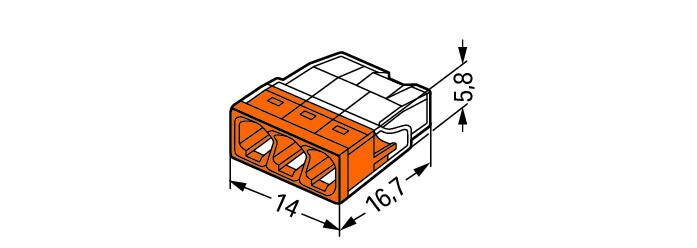 Wago Set van 140 compacte aansluitklemmen 2273-202 | 2273-203 | 2273-205 | 2273-208 Wago Set van 140 compacte aansluitklemmen 2273-202 | 2273-203 | 2273-205 | 2273-208