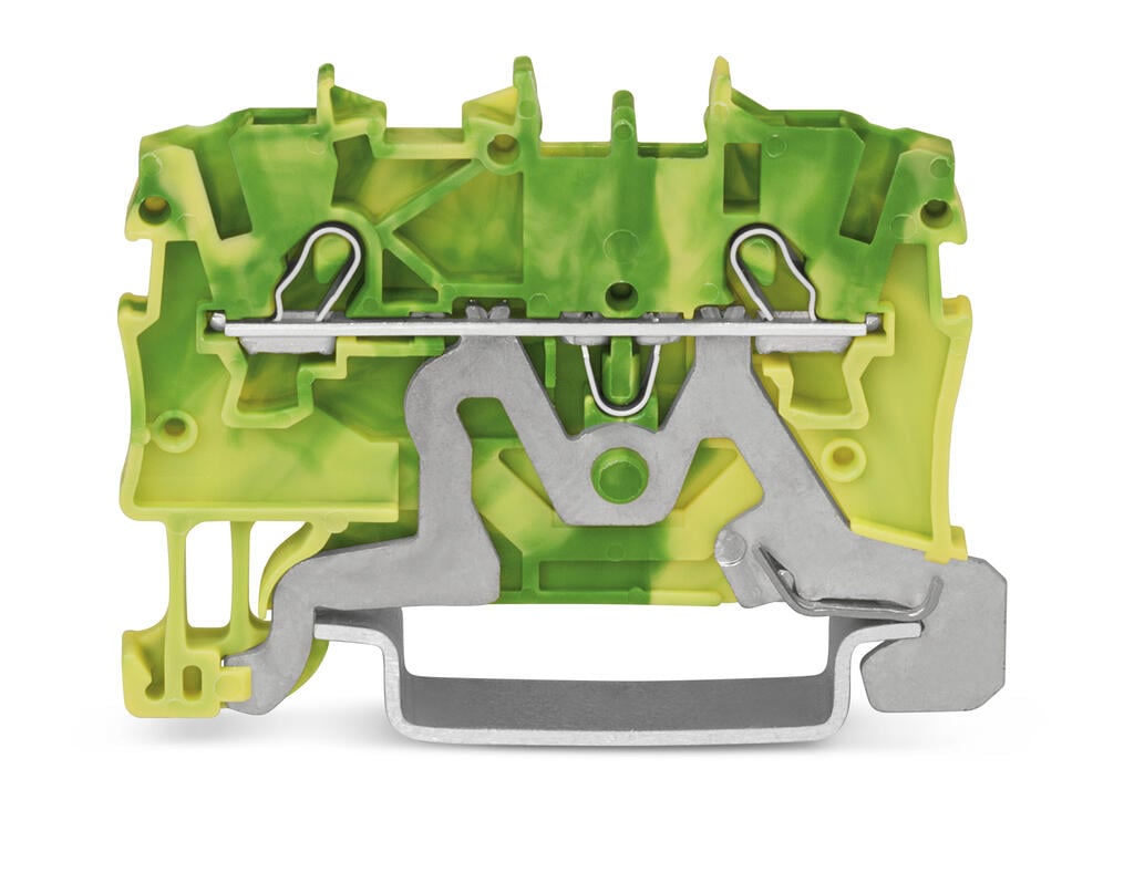 2-conductor ground terminal block (2000-1207) | WAGO