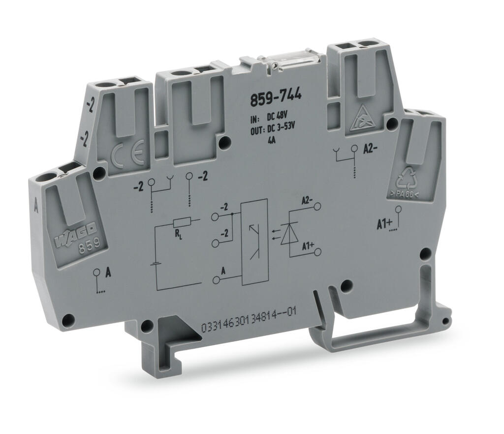 Optocoupler module; Nominal input voltage: 12 … 48 VDC; Output voltage ...