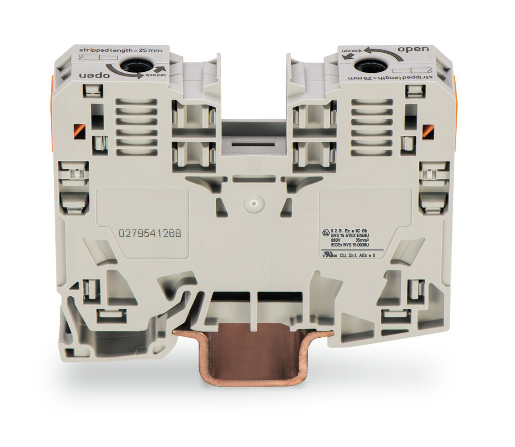 2-conductor through terminal block (285-935) | WAGO