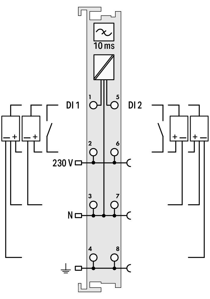 Wago 750-475 2-Kanal-Analogeingangsklemme – AC/DC Differenzeingang, Modul Neu