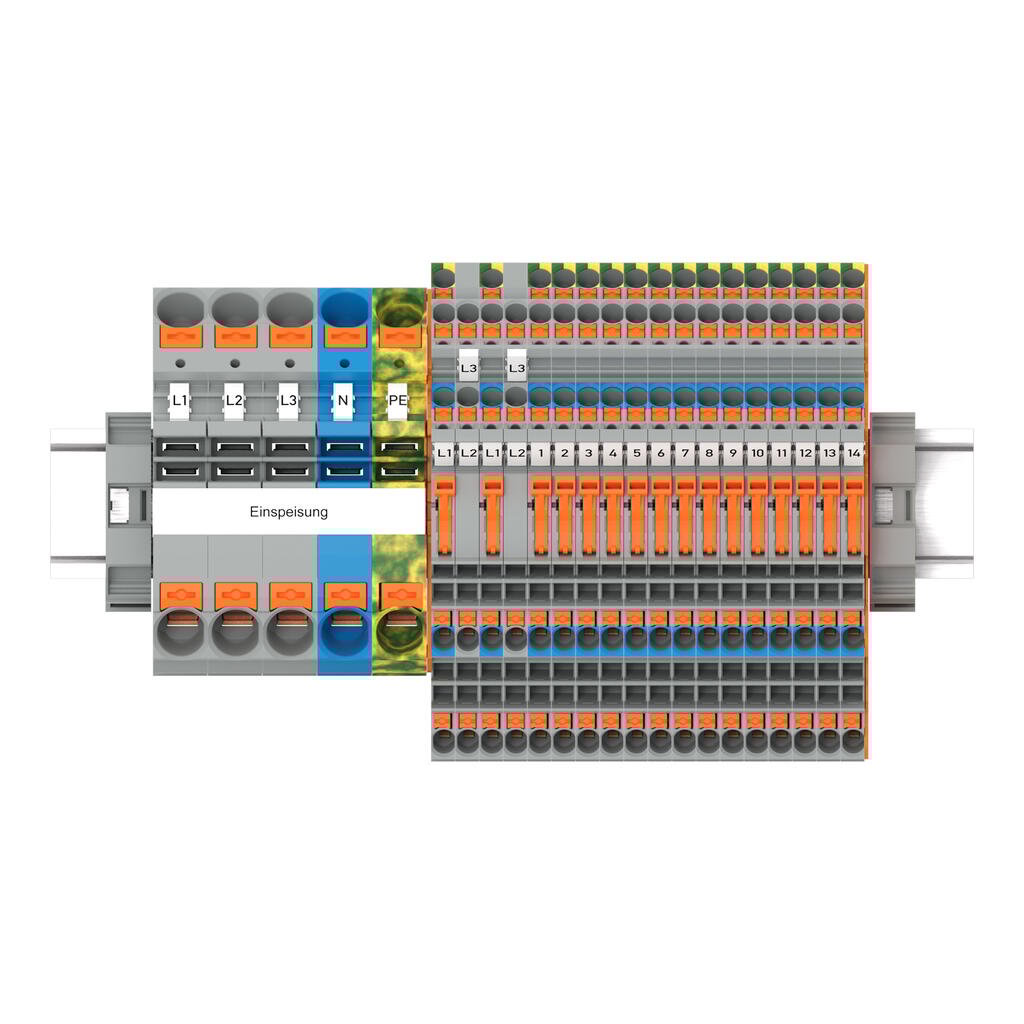 TOPJOB® ana dağıtım panosu seti (821-113) | WAGO TR