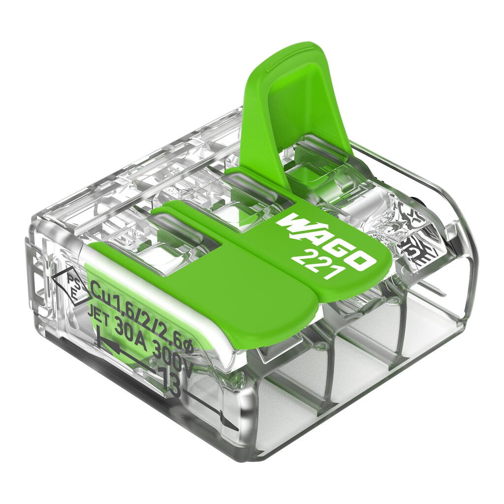 Bornas de instalación: borna de conexión con palancas (221-623) | WAGO ES