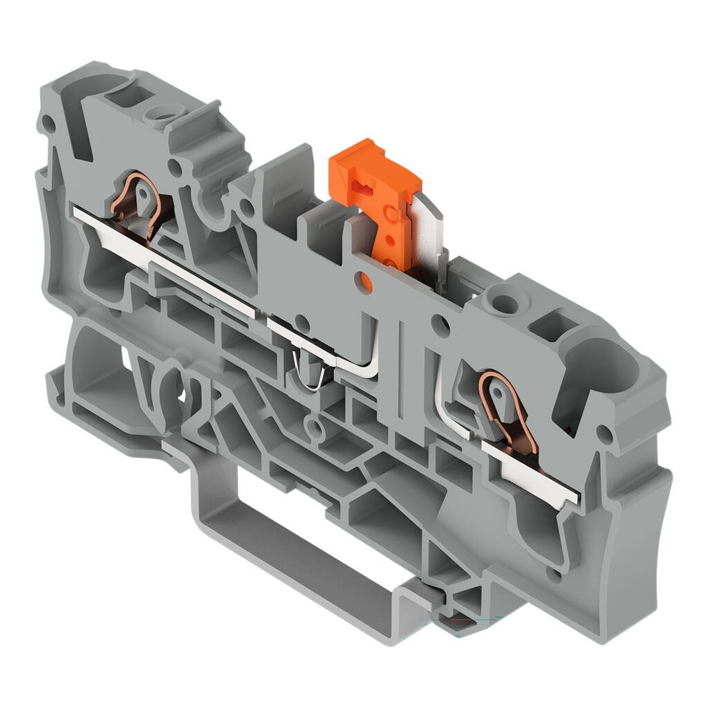 Bornas de carril: Borna seccionable para 2 conductores (2004-1674 ...