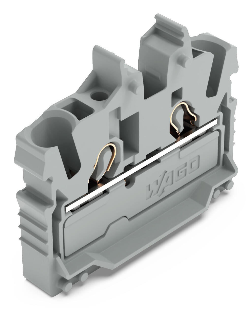 Conductor Mini 2-conductor miniature through terminal block (2052-321) | WAGO USA