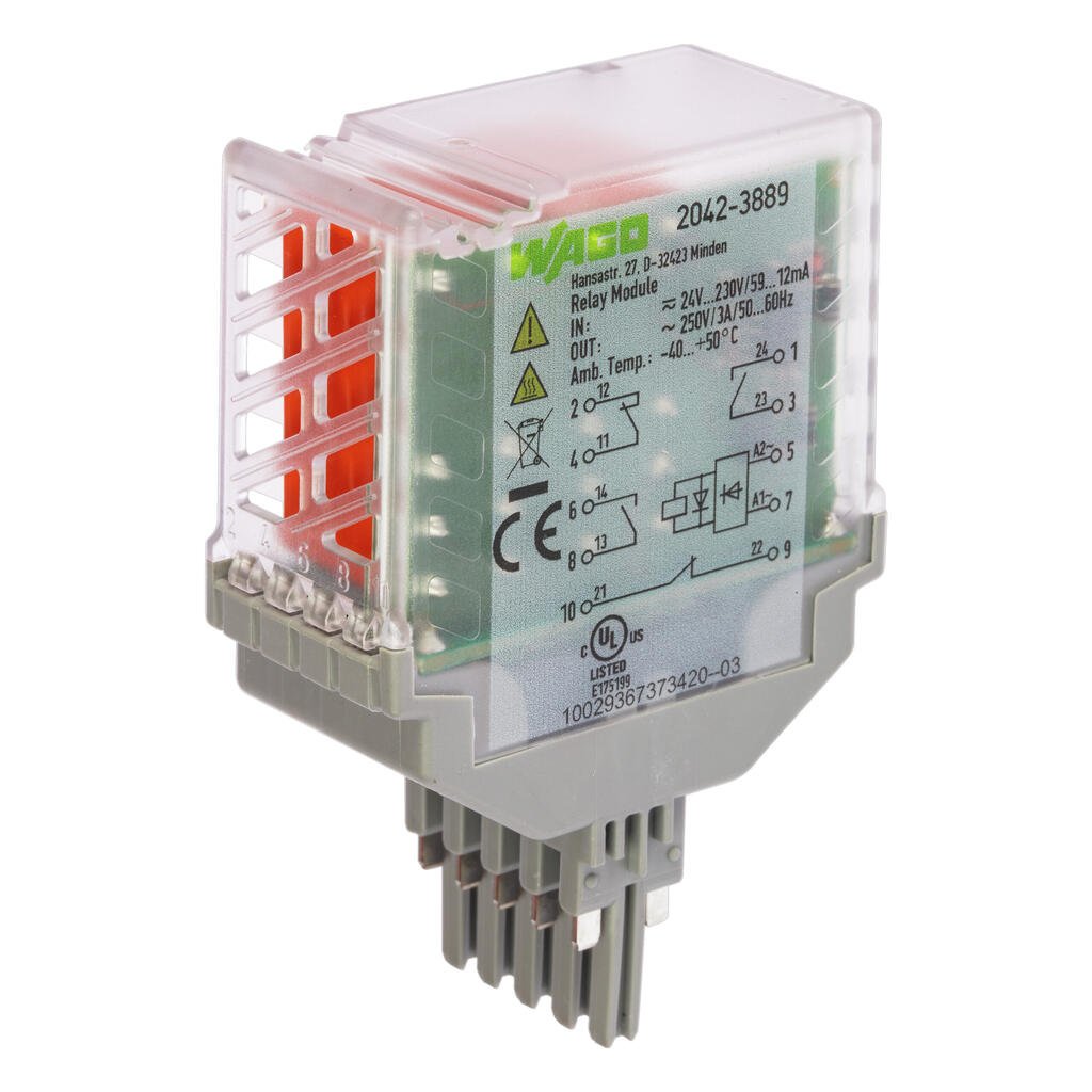 Relay module; Nominal input voltage: 24 … 230 V AC/DC; 2 break and 2 ...