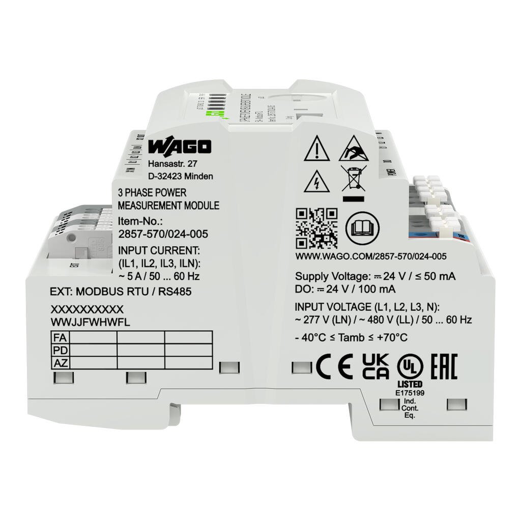 3-Phase Power Measurement Module (2857-570/024-005) | WAGO