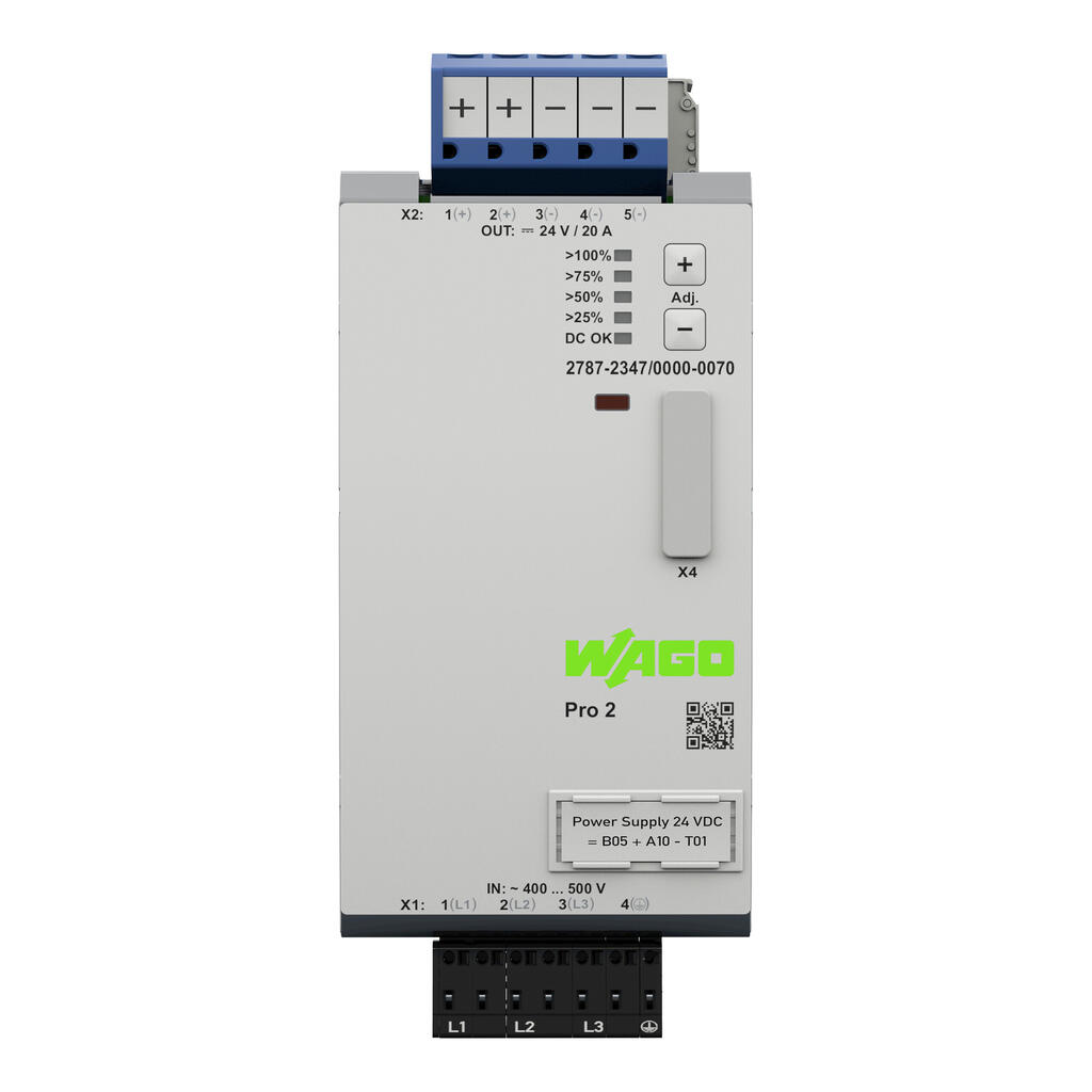 전원 공급 장치 모듈: Power supply (2787-2347/000-070) | WAGO KR
