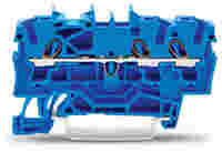 Wago 2200-1304 3-Leiter-Durchgangsklemme mit Drücker, 1mm², Push-in Wago 2200-1304 3-Leiter-Durchgangsklemme mit Drücker, 1mm², Push-in