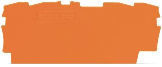 Abschluss- und Zwischenplatte; 0,8 mm dick; orange