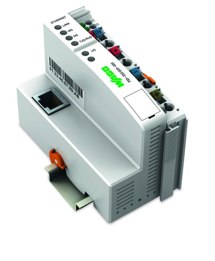 ETHERNET TCP/IP ECO fieldbus coupler; 10/100 Mbit/s; digital and analog signals