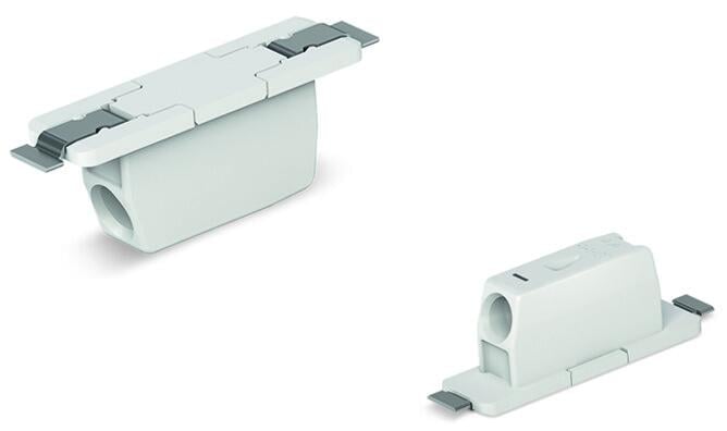 SMD-Through-Board-Leiterplattenklemme; 0,75 mm²; Rastermaß 6,5 mm; 1-polig; Push-in CAGE CLAMP®; im Gurt; 0,75 mm²; weiß
