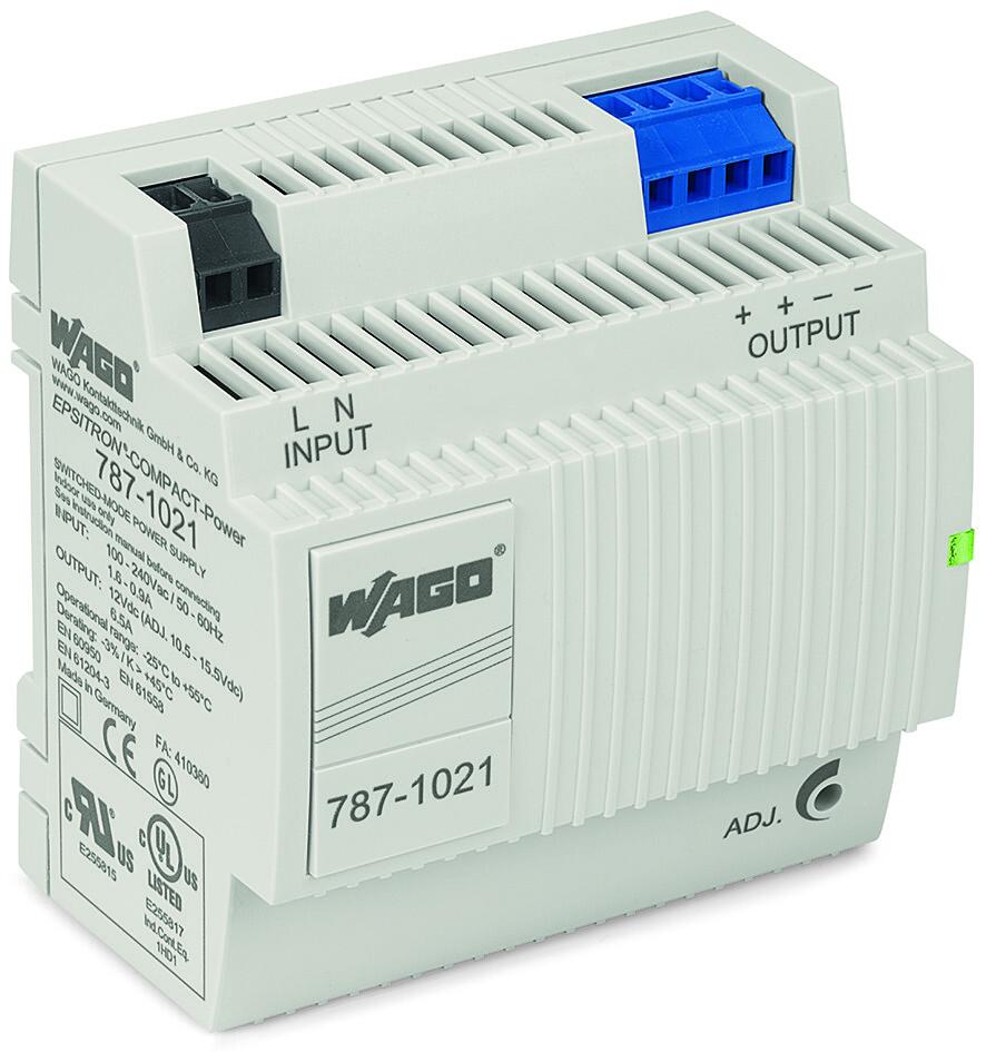 Switched-mode power supply; Compact; 1-phase; 12 VDC output voltage; 6.5 A output current; 2,50 mm²