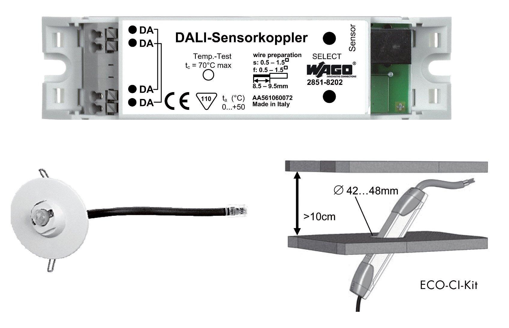 Kit capteur WAGO-DALI-Multi-Sensor