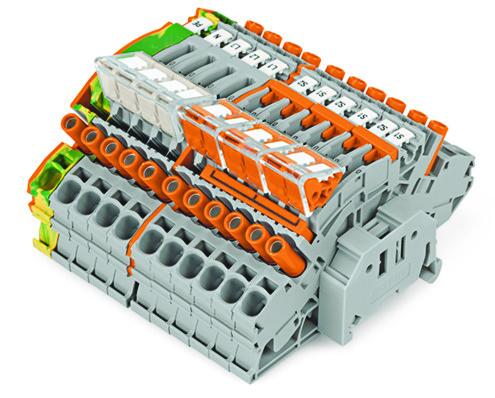 Compact terminal block; for current and voltage transformers; 6,00 mm²; multicoloured