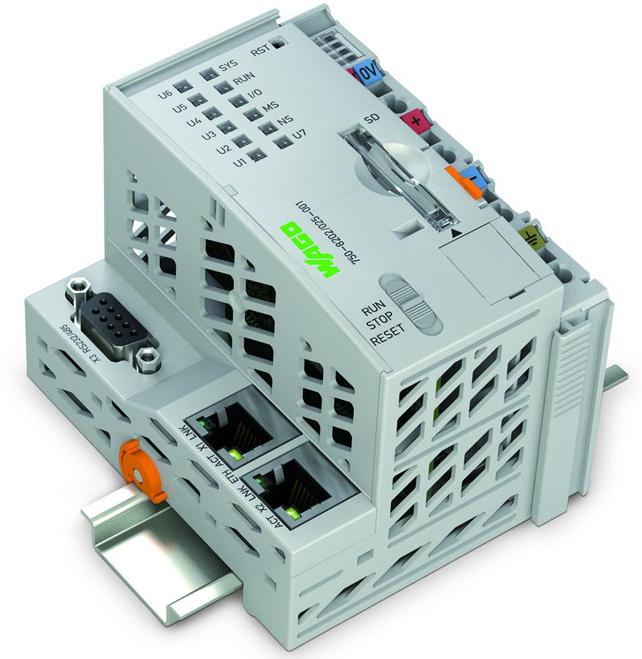 PFC200控制器; 2 x ETHERNET, RS-232/-485; 远动技术; 扩展的温度范围