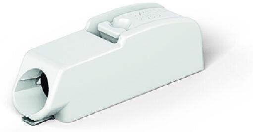 SMD kretskortsplint; tryckknapp; 0,75  mm² ...; Delning 4 mm; 1-polig; Push-in CAGE CLAMP®; i tejp- och rullförpackningar; 0,75 mm²; vit