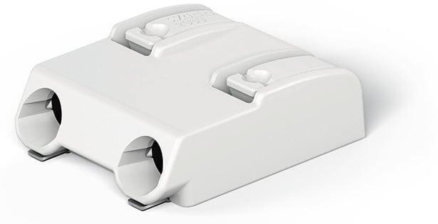 SMD kretskortsplint; tryckknapp; 0,75  mm² ...; Delning 8 mm; 2-polig; Push-in CAGE CLAMP®; i tejp- och rullförpackningar; 0,75 mm²; vit