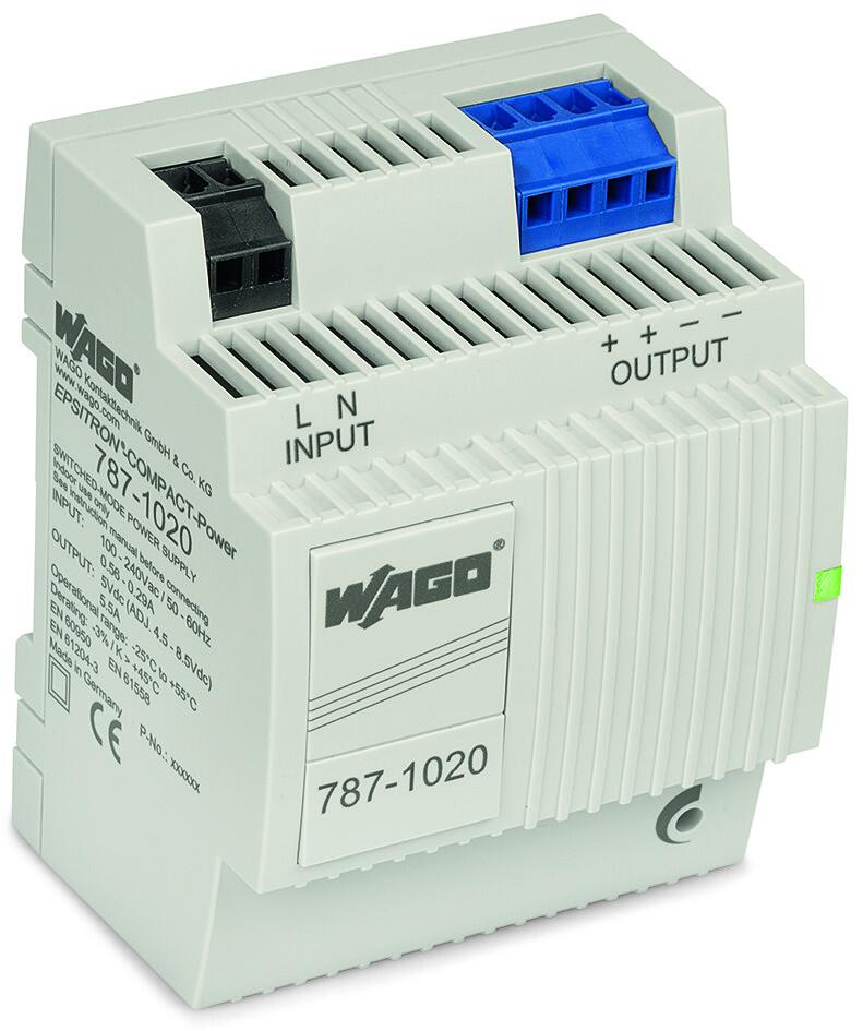 Switched-mode power supply; Compact; 1-phase; 5 VDC output voltage; 5.5 A output current; DC OK signal