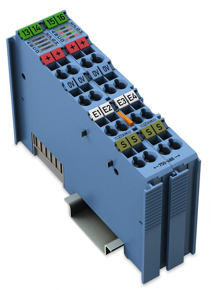 moduł wejść analogowych 4-kanałowy; 0/4 … 20 mA; wejścia niesymetryczne; NAMUR NE 43; iskrobezpieczny