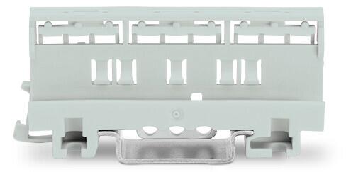 Mounting carrier; for Ex applications; 221 Series - 4 mm²; for DIN-35 rail mounting/screw mounting; light gray