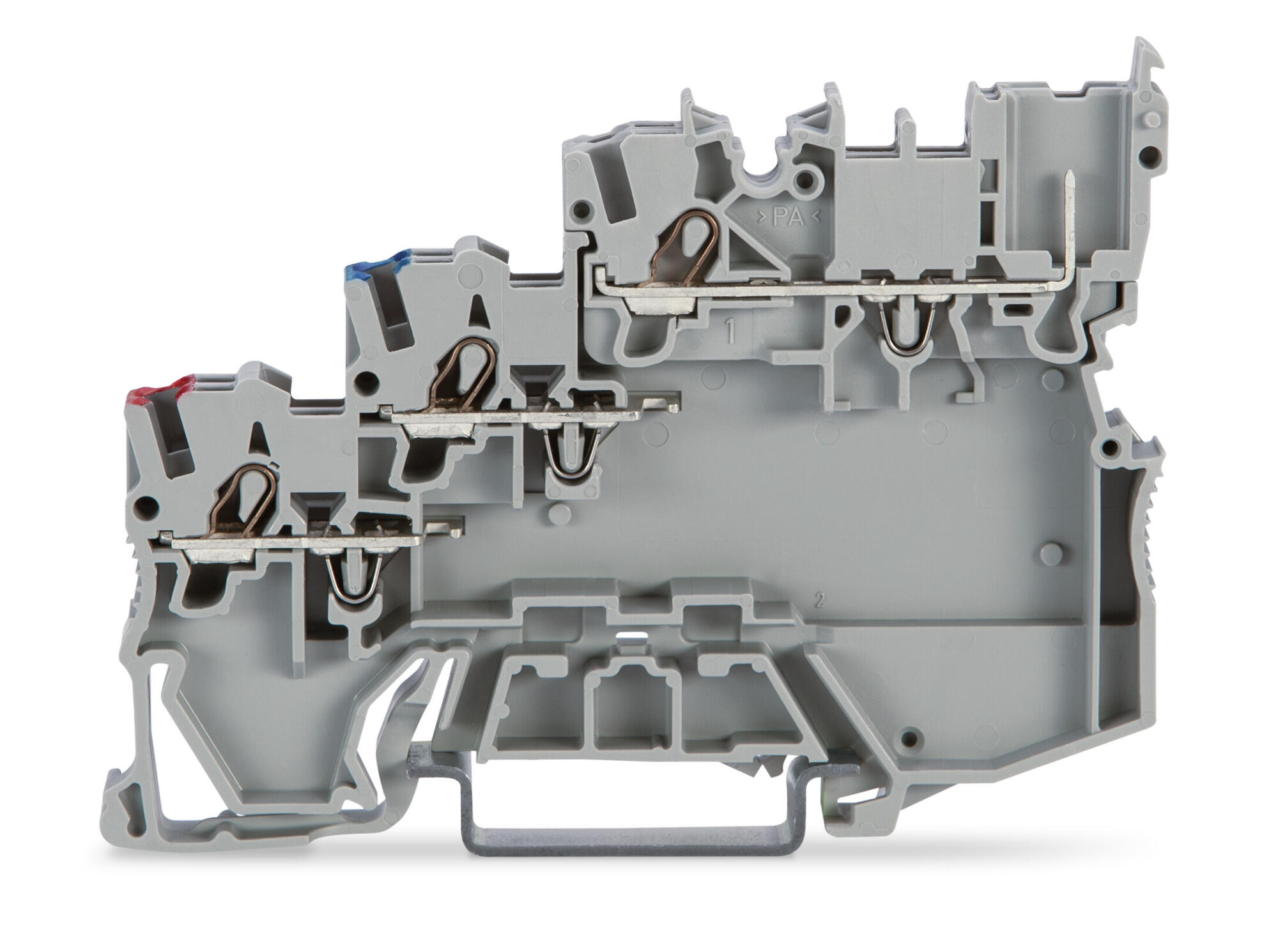 3-conductor sensor terminal block; for PNP (positive) switching sensors ...
