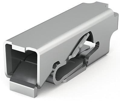 SMD PCB terminal block; 0.75 mm²; Pin spacing 6 mm; 1-pole; PUSH WIRE®; in tape-and-reel packaging; Without housing; 0,75 mm²; silver-colored