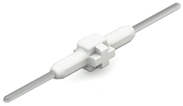 板對板連接器; 焊針間距 3 mm; 1 極; 長度：20.5 mm; 白色