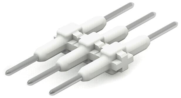 板對板連接器; 焊針間距 3 mm; 3 極; 長度：17.5 mm; 白色