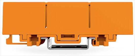 Mounting carrier; for single- and double-row con.; 2773 Series; for DIN-35 rail mounting/screw mounting; orange