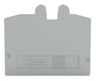 End plate; gray