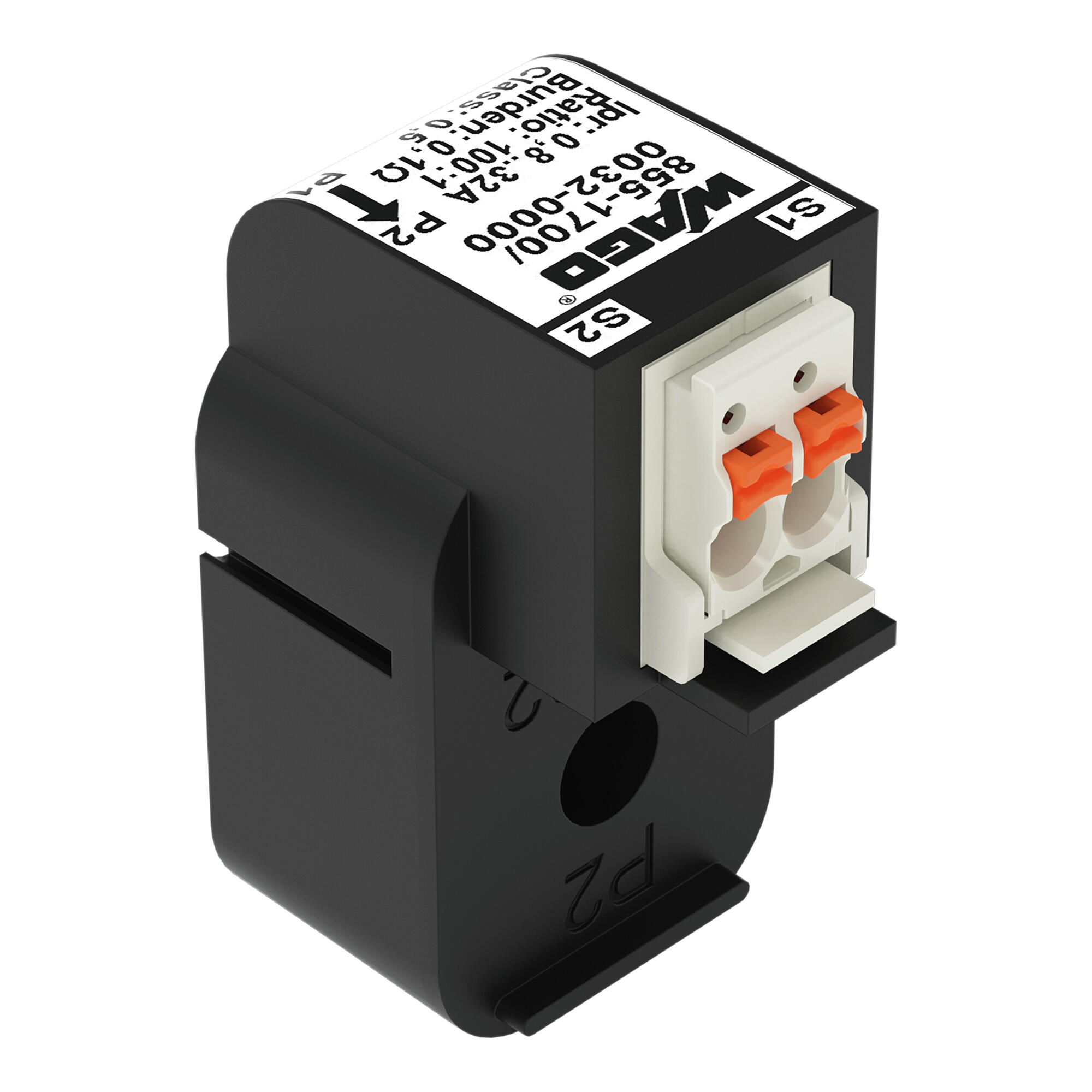 Plug-in current transformer; Primary rated current 32 A; Secondary rated current 320 mA