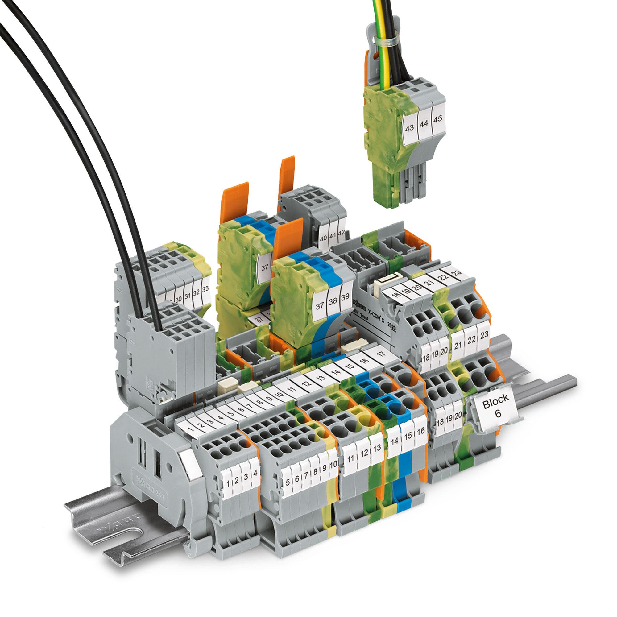 Pluggable RailMount Terminal Blocks WAGO