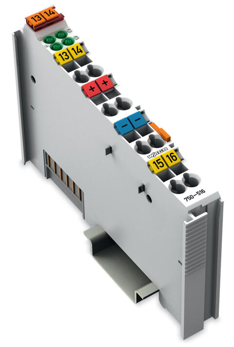 Uscita digitale a 4 canali; 24 V DC; 0,5 A; Commutazione del negativo