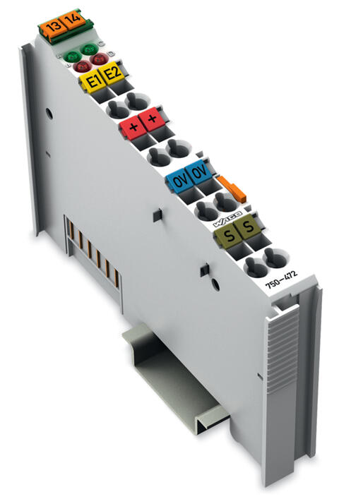 2-channel analog input; 0 … 20 mA; Single-ended; 16 bits