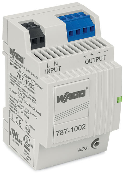 Switched-mode power supply; Compact; 1-phase; 24 VDC output voltage; 1.3 A output current