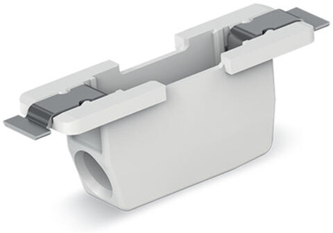 Through-Board SMD PCB Terminal Block; 0.75 mm²; Pin spacing 6.5 mm; 1-pole; Push-in CAGE CLAMP®; in tape-and-reel packaging; white