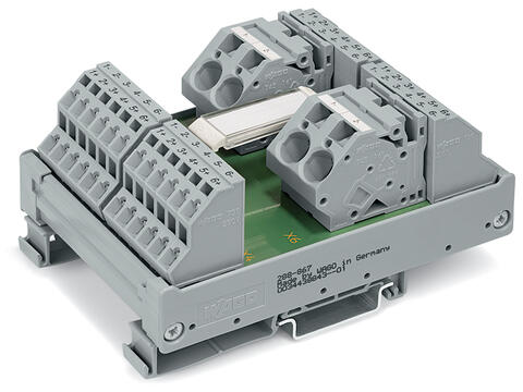 Potential distribution module; 4 potentials; with 6 connection points each