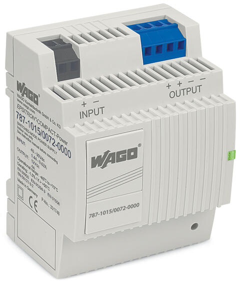 DC/DC Converter; Compact; 72 VDC input voltage; 12 VDC output voltage; 4 A output current; galvanically isolated