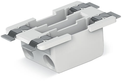 Through-Board SMD PCB Terminal Block; 0.75 mm²; Pin spacing 6.5 mm; 2-pole; Push-in CAGE CLAMP®; in tape-and-reel packaging; white