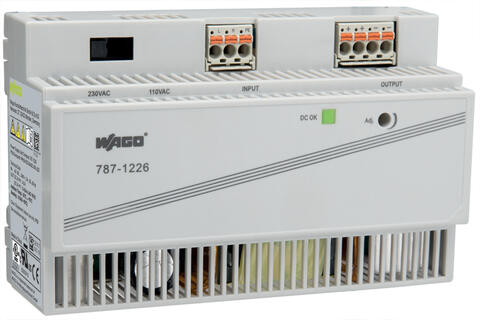 Switched-mode power supply; Compact; 1-phase; 24 VDC output voltage; 6 A output current; DC-OK LED
