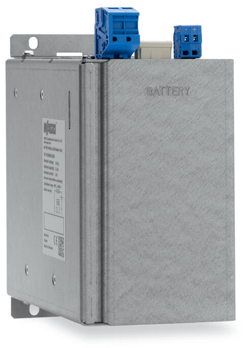 Pure Lead Battery Module; 24 VDC input voltage; 20 A output current; Capacity: 2.5 Ah; with battery control