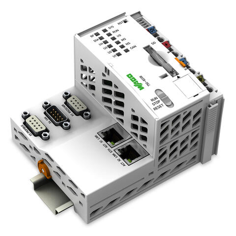 Controller PFC200; 2 x ETHERNET, RS-232/-485, CAN, CANopen, PROFIBUS-Master