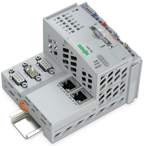 Controller PFC200; 2nd Generation; 2 x ETHERNET, RS-232/-485, CAN, CANopen, PROFIBUS Slave